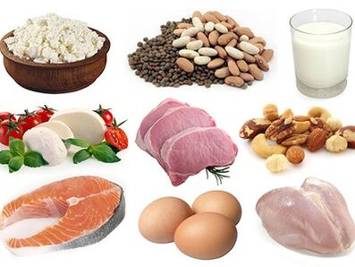 Aliments protéinés nécessaires à une puissance saine