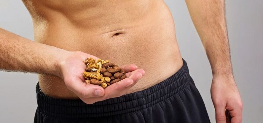 Noix pour la puissance masculine
